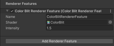 Add Renderer Feature